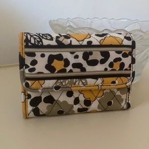 Vera Bradley Euro Wallet (Go Wild) RETIRED